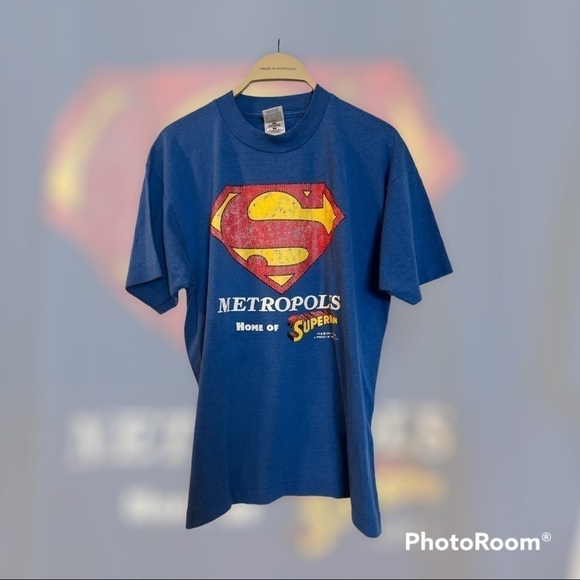 Fruit of the Loom Other - Vintage 1995 single stitch DC comics Superman T shirt size L